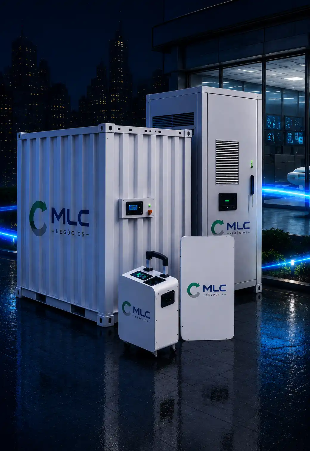 Linha de sistemas BESS, do Rover portátil ao equipamento industrial de grande porte